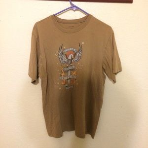 Greendog brown medium t shirt eagle
